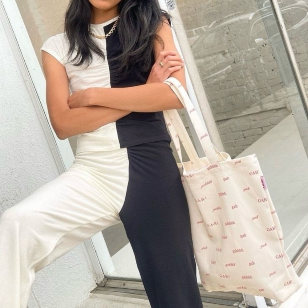 Paloma Wool black white color block pants